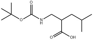 (R,S)-2-Isobutyl-3-(boc-aMino)propanoic acid,828254-17-7,结构式