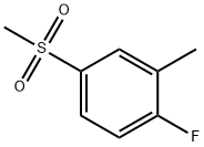 2-氟-5-甲砜基甲苯 结构式