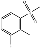 2-Fluoro-6-(Methylsulfonyl)toluene Struktur