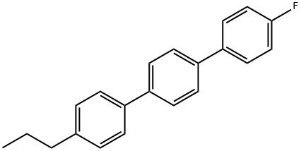 4-氟-4''-丙基-1,1':4',1''-三联苯 结构式