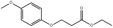 3-(4-甲氧基苯氧基)丙酸乙酯,82872-99-9,结构式