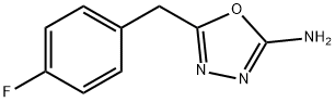 5-[(4-氟苯基)甲基]-1,3,4-噁二唑-2-胺,828911-26-8,结构式
