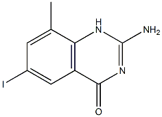 2-AMino-6-iodo-8-Methylquinazolin-4(1H)-one Structure