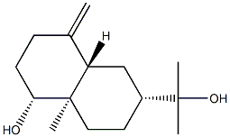 (2R,4AR,5R,8AS)-十氢-5-羟基-ALPHA,ALPHA,4A-三甲基-8-亚甲基-2-萘甲醇, 83217-89-4, 结构式