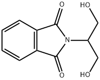 2-(1,3-二羟基丙-2-基)异吲哚啉-1,3-二酮 结构式