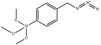 对叠氮甲基苯基三甲氧基硅烷,83315-74-6,结构式