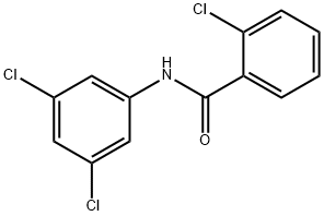 2-氯-N-(3,5-二氯苯基)苯甲酰胺 结构式