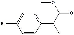 2-(4-溴苯基)丙酸甲酯,83636-46-8,结构式