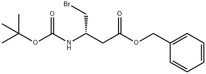 (S)-3-(BOC-氨基)-4-溴丁酸苄酯,840525-40-8,结构式