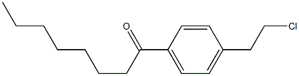 1-[4-(2-氯乙基)苯基]-1-辛酮, 841251-38-5, 结构式