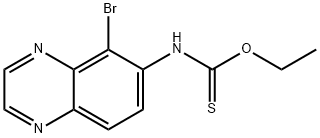 O-Ethyl (5-BroMoquinoxalin-6-yl)carbaMothioate  (BriMonidine IMpurity),842138-75-4,结构式