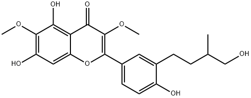 5,7-二羟基-2-[4-羟基-3-(4-羟基-3-甲基丁基)苯基]-3,6-二甲氧基-4H-1-苯并吡喃-4-酮
