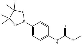 甲基 (4-(4,4,5,5-TETRAMETHYL-1,3,2-DIOXABOROLAN-2-YL)PHENYL)氨基甲酸酯,844500-75-0,结构式