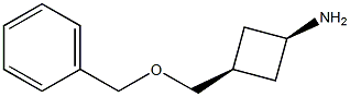 cis-3-((Benzyloxy)Methyl)cyclobutanaMine Structure