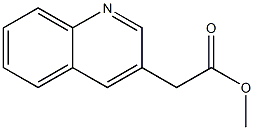 Methyl 2-(quinolin-3-yl)acetate Structure