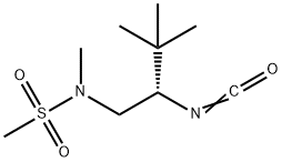 (S)-MSN(CH3)CH2CH(TBU)NCO 结构式