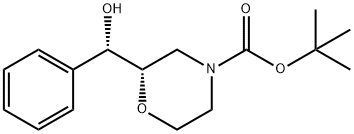 (S)-4-Boc-2-((S)-hydroxy(phenyl)Methyl)Morpholine Structure
