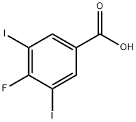 4-氟-3,5-二碘苯甲酸, 847862-87-7, 结构式