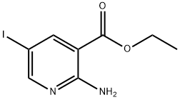 2-氨基-5-碘烟酸乙酯,848093-36-7,结构式