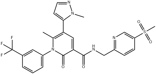 AZD 9668 化学構造式