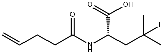 Leucine, 4-fluoro-N-(1-oxo-4-pentenyl)-