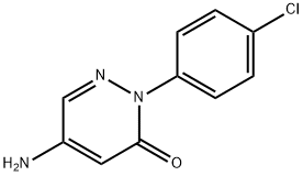 5-氨基-2-(4-氯苯基)哒嗪-3(2H)-酮 结构式