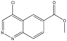 4-氯噌啉-6-羧酸甲酯 结构式