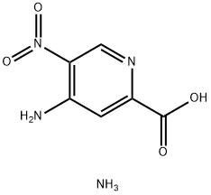 AMMoniuM 4-aMino-5-nitropicolinate Struktur