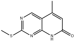 5-Methyl-2-(Methylthio)pyrido[2,3-d]pyriMidin-7(8H)-one Struktur