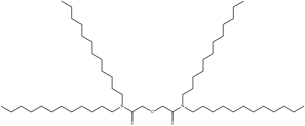 2,2'-氧基双[N,N-双十二烷基乙酰胺] 结构式