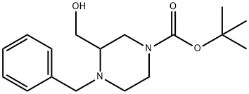 1-Piperazinecarboxylic acid, 3-(hydroxyMethyl)-4-(phenylMethyl)-, 1,1-diMethylethyl ester|4-苄基-3-(羟甲基)哌嗪-1-羧酸叔丁酯