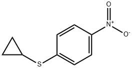 环丙基(4-硝基苯基)硫烷 结构式