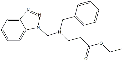 N-(1H-Benzotriazol-1-ylmethyl)-N-(phenylmethyl)-beta-alanine ethyl ester