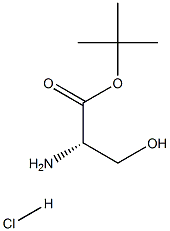 Serine, 1,1-diMethylethyl ester, hydrochloride Struktur