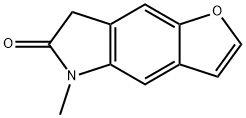 5-Methyl-6-oxo-6,7-dihydro-furo[2,3-f]indole Struktur