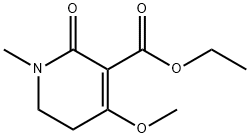 1-甲基-2-氧代-4-甲氧基-1,2,5,6-四氢吡啶-3-甲酸乙酯, 851726-49-3, 结构式