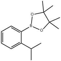 2-(2-异丙基苯基)-4,4,5,5-四甲基-1,3,2-二氧硼五环, 852110-33-9, 结构式