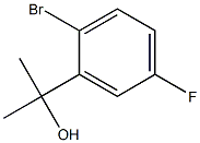 2-(2-broMo-5-fluorophenyl)propan-2-ol Struktur