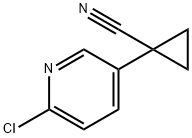 1-(6-Chloropyridin-3-yl)cyclopropanecarbonitrile Structure