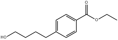 ethyl 4-(4-hydroxybutyl)benzoate Structure