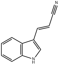 (E)-3-(1H-indol-3-yl)acrylonitrile,85452-78-4,结构式