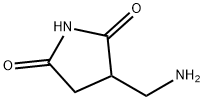 3-(aminomethyl)pyrrolidine-2,5-dione Struktur