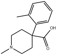 1-Methyl-4-(o-tolyl)piperidine-4-carboxylic acid Structure