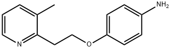 4-(2-(3-Methylpyridin-2-yl)ethoxy)aniline Structure