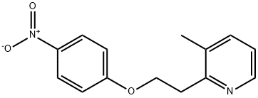3-Methyl-2-(2-(4-nitrophenoxy)ethyl)pyridine,85583-55-7,结构式