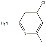 4-Chloro-6-iodo-2-pyridinamine Structure