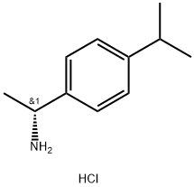 (R)-1-(4-异丙基苯基)乙胺盐酸盐, 856646-05-4, 结构式