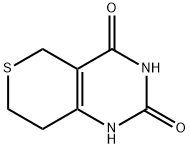 7,8-二氢-5H-硫代吡喃并[4,3-D]嘧啶-2,4-二醇, 857956-61-7, 结构式