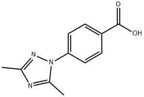 4-(3,5-二甲基-1H-1,2,4-三唑-1-基)苯甲酸,858003-28-8,结构式