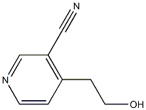 4-(2-hydroxyethyl)-3-Pyridinecarbonitrile,858119-54-7,结构式